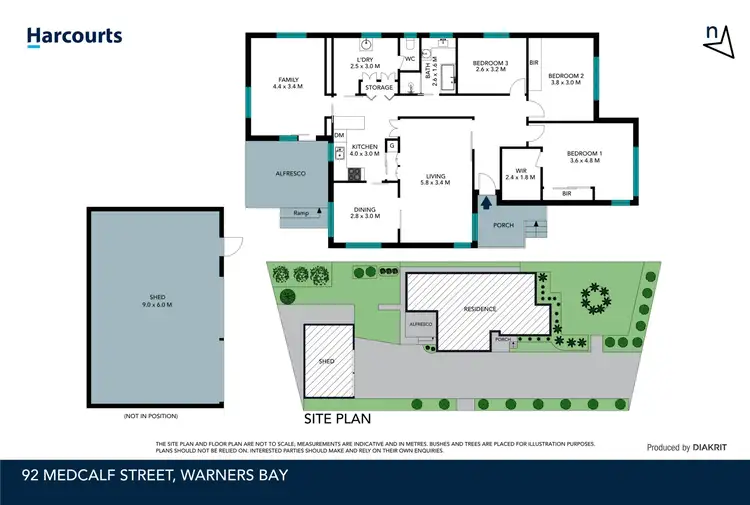 Floorplan of Homely house listing, 92 Medcalf Street, Warners Bay NSW 2282