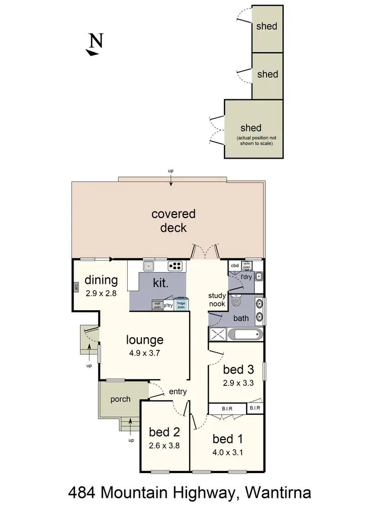 Floorplan of Homely house listing, 484 Mountain Highway, Wantirna VIC 3152