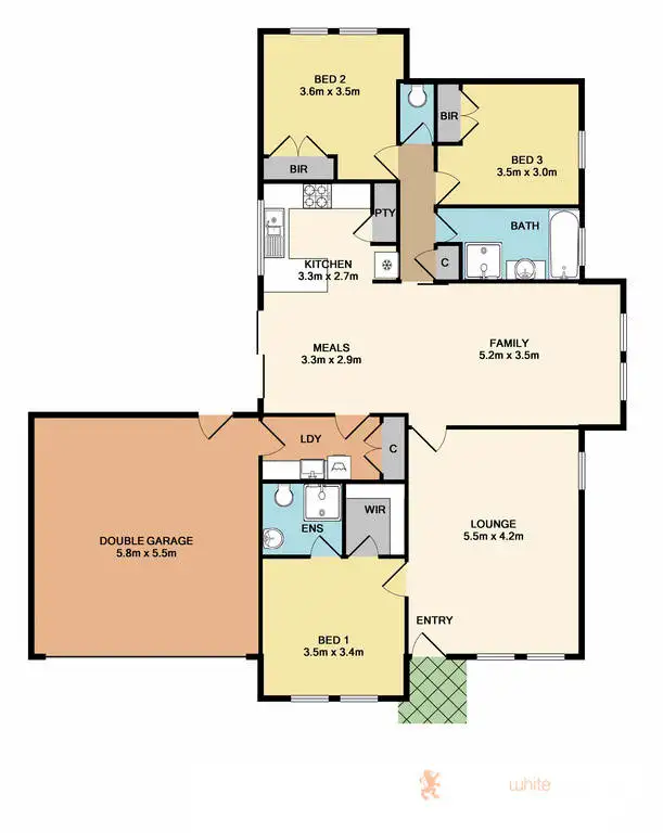 Floorplan of Homely house listing, 12 Old Kent Road, Whittlesea VIC 3757