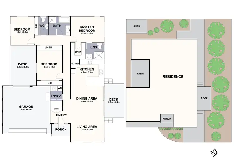 Floorplan of Homely house listing, 110A Liverpool Road, Kilsyth VIC 3137