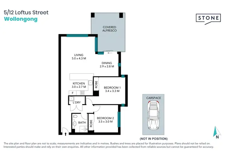 Floorplan of Homely apartment listing, 5/12 Loftus Street, Wollongong NSW 2500