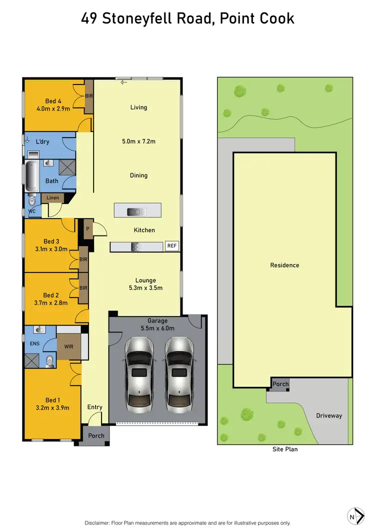 Floorplan of Homely house listing, 49 Stoneyfell Road, Point Cook VIC 3030