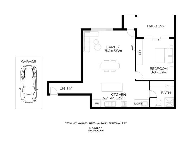 Floorplan of Homely unit listing, 204/34 Henry Street, Tonsley SA 5042