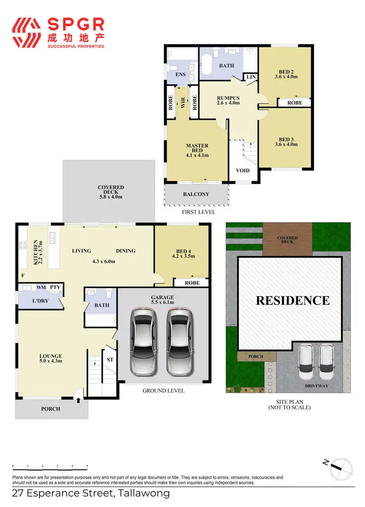 Floorplan of Homely house listing, 27 Esperance Street, Tallawong NSW 2762