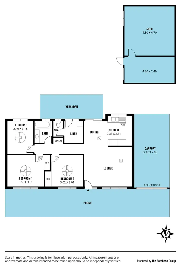 Floorplan of Homely house listing, 93 Lander Road, Trott Park SA 5158