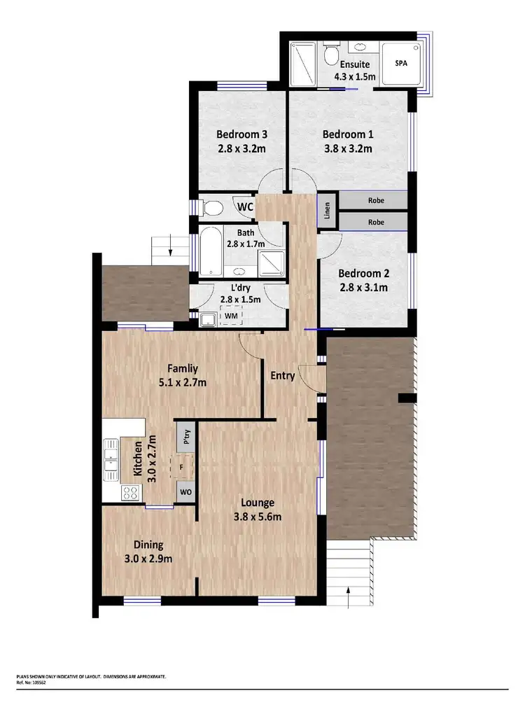 Floorplan of Homely house listing, 23 Hammill Close, Calwell ACT 2905