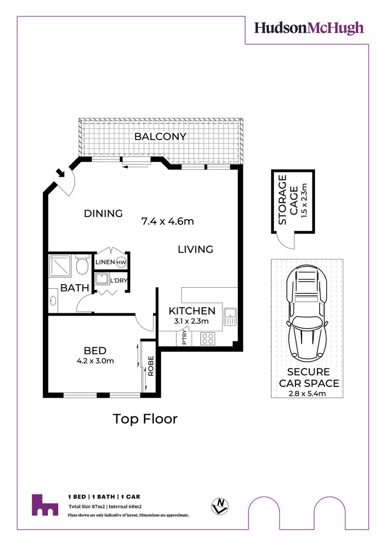 Floorplan of Homely apartment listing, 31/69B Allen Street, Leichhardt NSW 2040