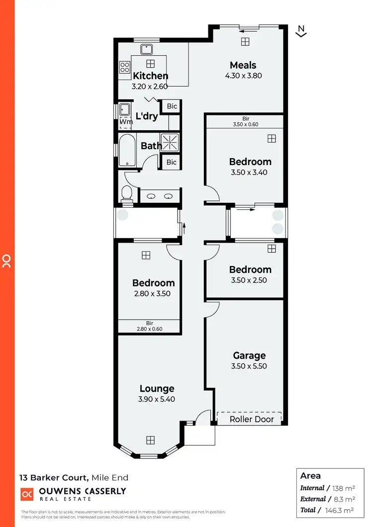 Floorplan of Homely house listing, 13 Barker Court, Mile End SA 5031
