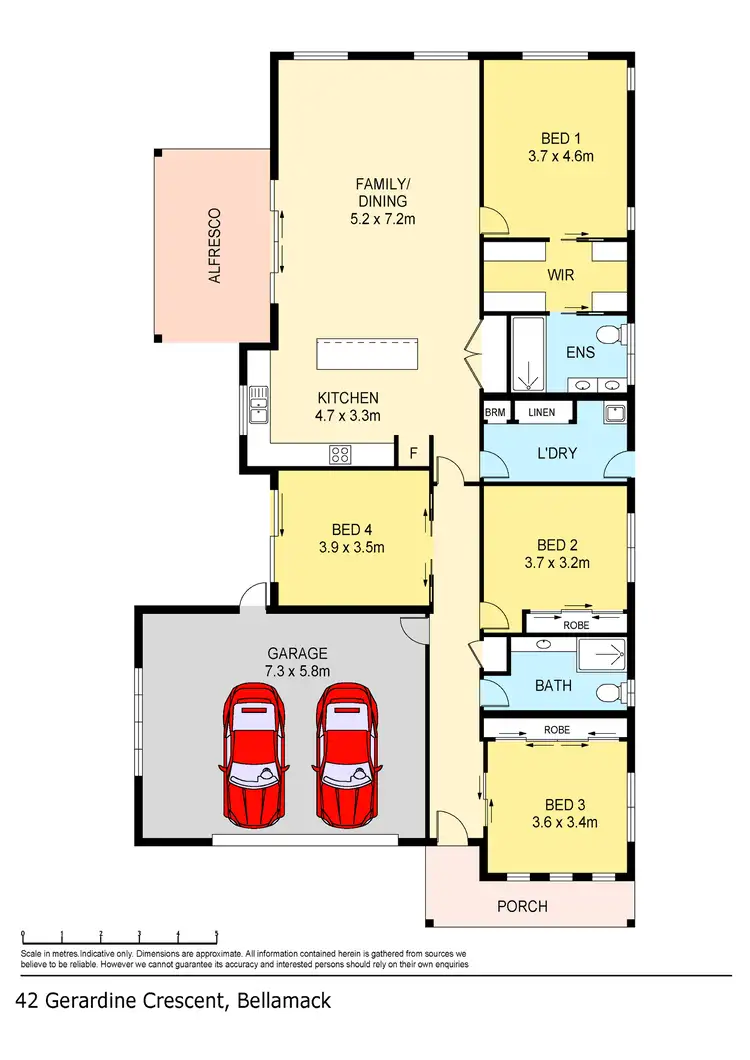 Floorplan of Homely house listing, 42 Gerardine Crescent, Bellamack NT 832