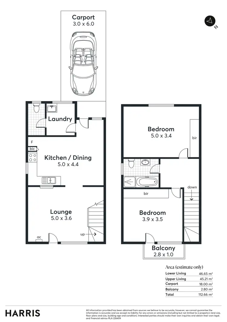 Floorplan of Homely townhouse listing, 27/15-23 Windsor Grove, Klemzig SA 5087