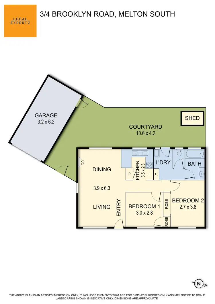 Floorplan of Homely house listing, 3/4 Brooklyn Road, Melton South VIC 3338