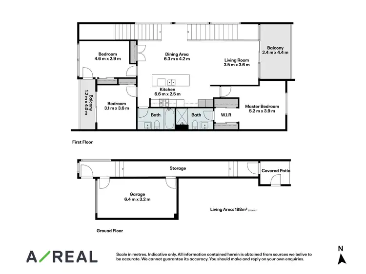 Floorplan of Homely townhouse listing, 2 Forte Walk, Sunshine West VIC 3020