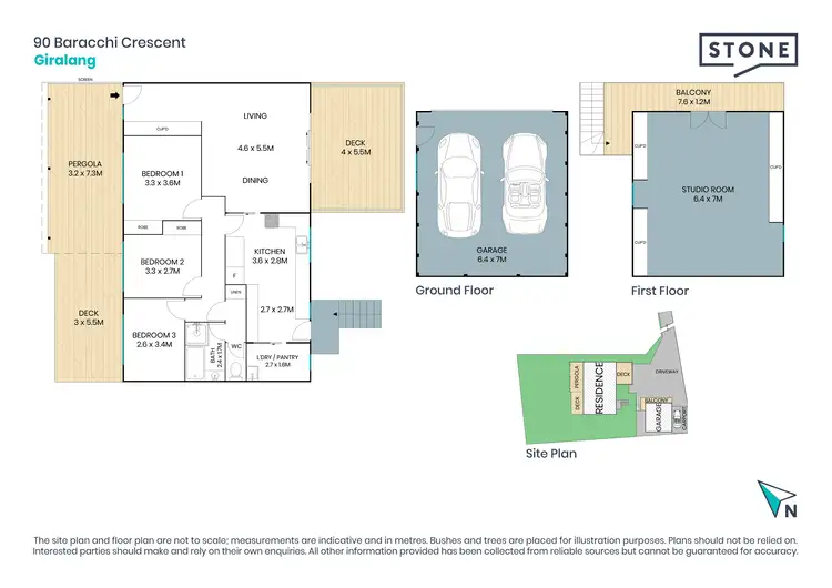 Floorplan of Homely house listing, 90 Baracchi Crescent, Giralang ACT 2617