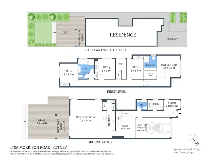 Floorplan of Homely house listing, 178A Morrison Road, Putney NSW 2112