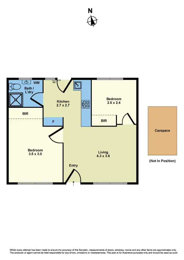 Floorplan of Homely unit listing, 5/51 Anderson Road, Sunshine VIC 3020