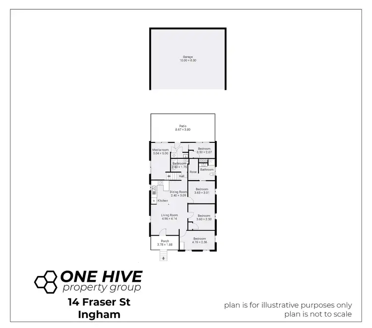 Floorplan of Homely house listing, 14 Fraser Street, Ingham QLD 4850