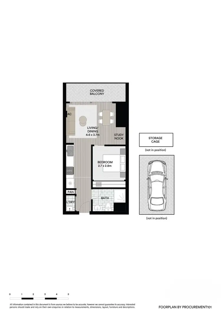 Floorplan of Homely apartment listing, 305/1 Watts Street, Box Hill VIC 3128