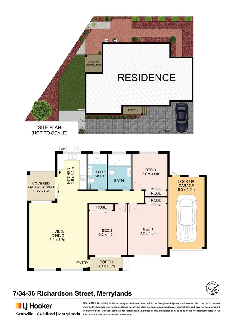 Floorplan of Homely villa listing, 7/34-36 Richardson Street, Merrylands NSW 2160