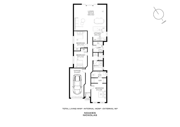 Floorplan of Homely house listing, 7b Faith Road, Davoren Park SA 5113