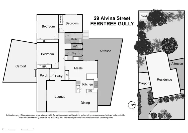 Floorplan of Homely house listing, 29 Alvina Street, Ferntree Gully VIC 3156