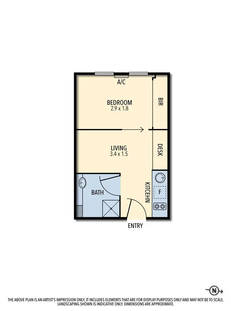 Floorplan of Homely apartment listing, 23A/116 Main Drive, Macleod VIC 3085