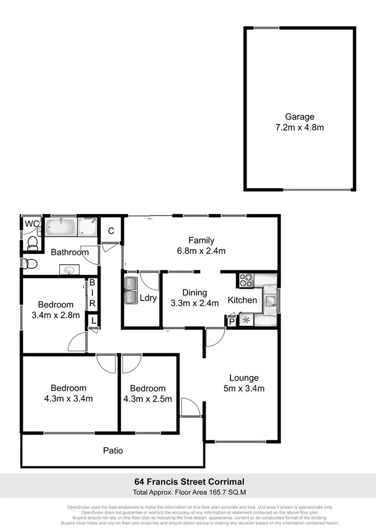 Floorplan of Homely house listing, 64 Francis Street, Corrimal NSW 2518