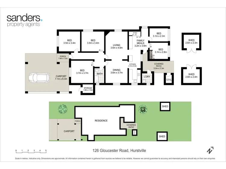 Floorplan of Homely house listing, 126 Gloucester Road, Hurstville NSW 2220