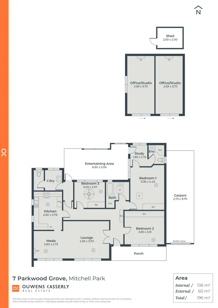 Floorplan of Homely house listing, 7 Parkwood Grove, Mitchell Park SA 5043