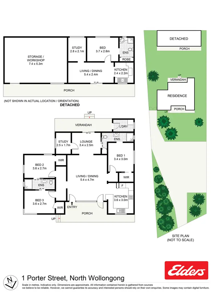 Floorplan of Homely house listing, 1 Porter Street, North Wollongong NSW 2500