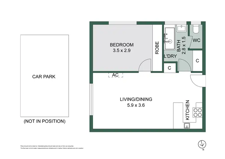 Floorplan of Homely apartment listing, 3/14 Olive Street, Caulfield South VIC 3162