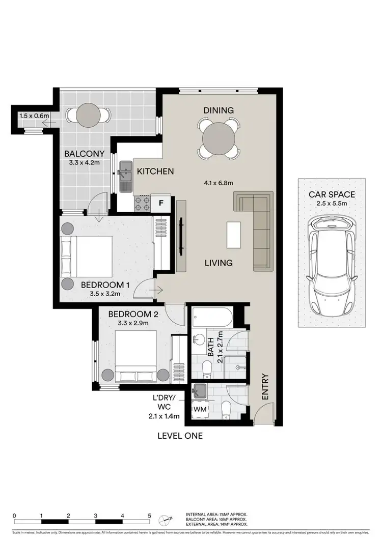 Floorplan of Homely apartment listing, 42/47-53 Hampstead Road, Homebush West NSW 2140