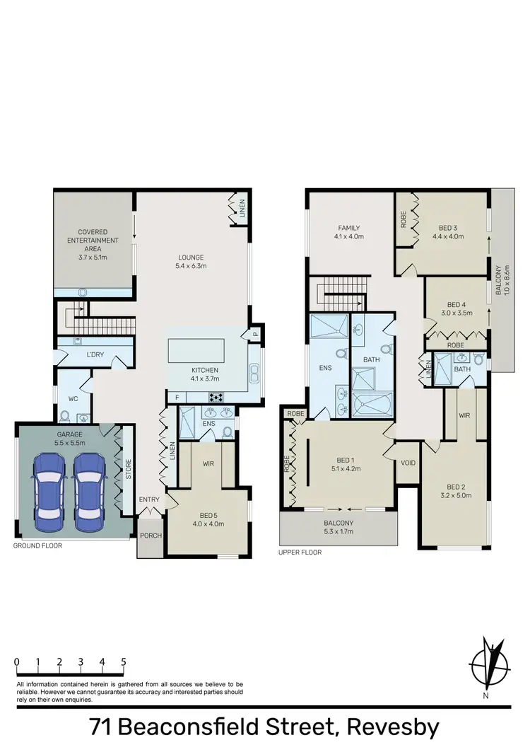 Floorplan of Homely semi-detached listing, 71 Beaconsfield Street, Revesby NSW 2212