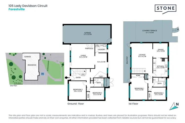 Floorplan of Homely house listing, 105 Lady Davidson Circuit, Forestville NSW 2087