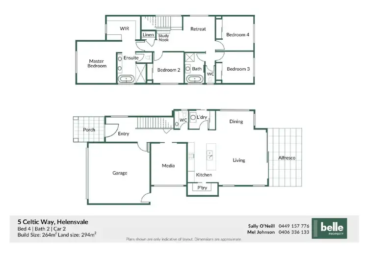 Floorplan of Homely house listing, 5 Celtic Way, Helensvale QLD 4212