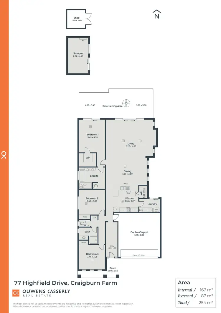 Floorplan of Homely house listing, 77 Highfield Drive, Craigburn Farm SA 5051