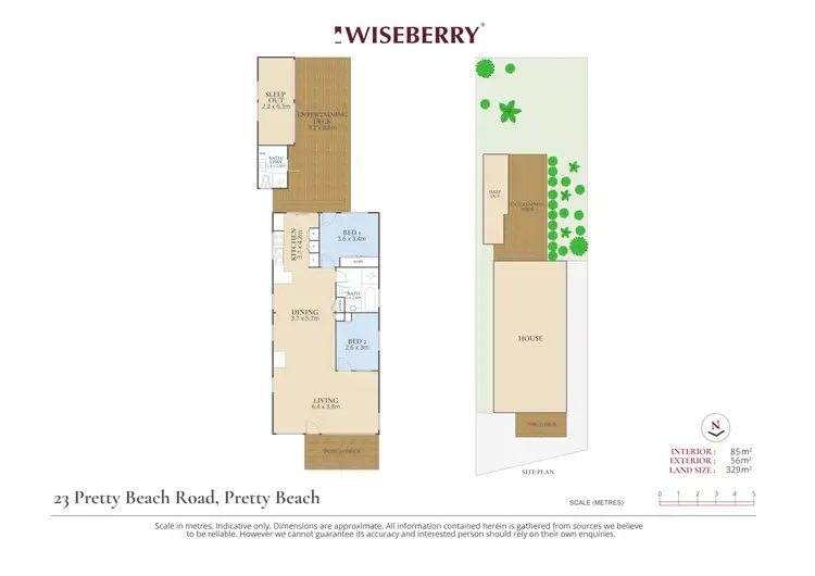 Floorplan of Homely house listing, 23 Pretty Beach Road, Pretty Beach NSW 2257