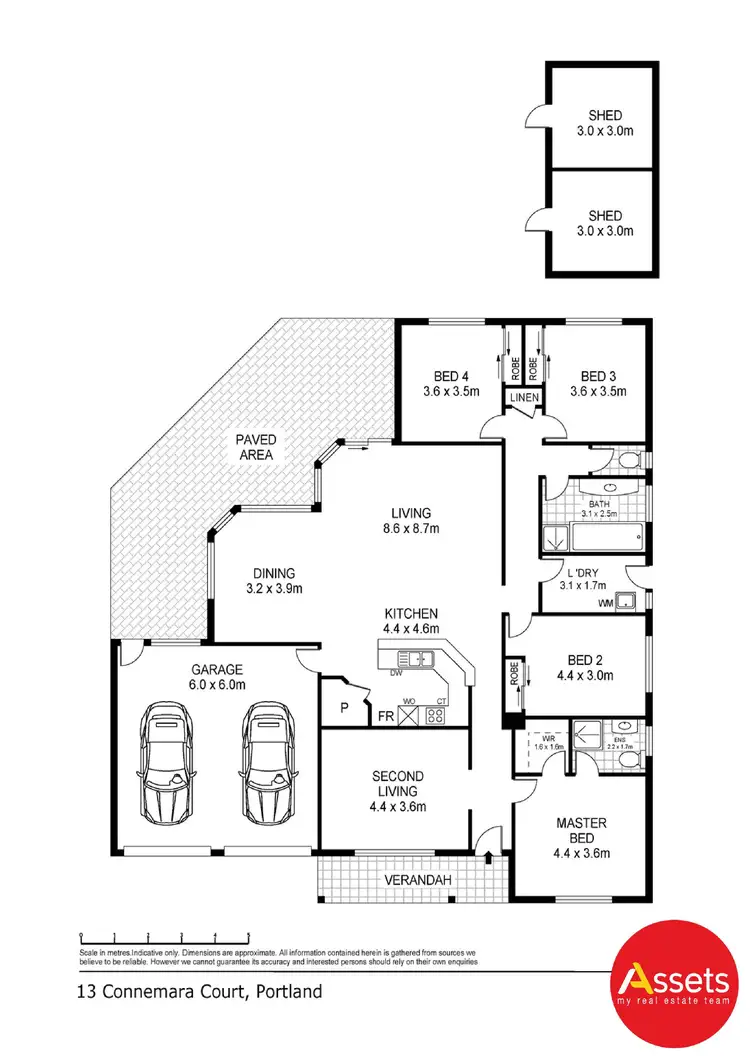 Floorplan of Homely house listing, 13 Connemara Court, Portland VIC 3305
