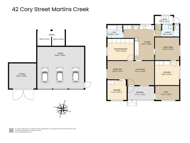 Floorplan of Homely house listing, 42-44 Cory Street, Martins Creek NSW 2420