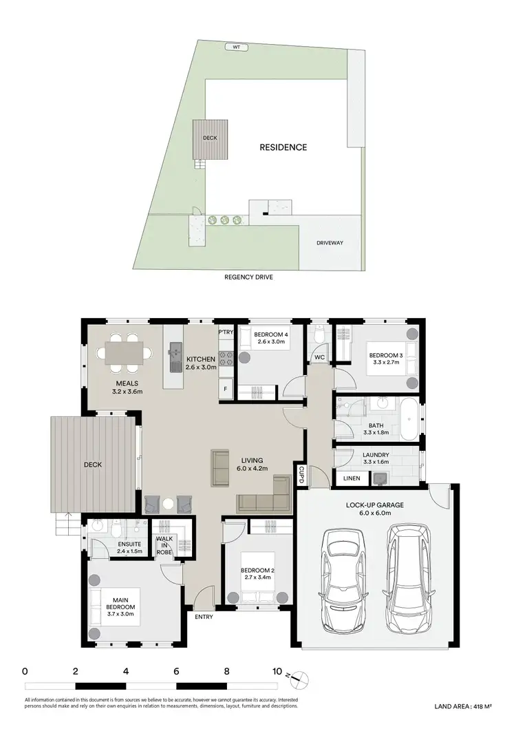 Floorplan of Homely house listing, 23 Regency Drive, Mount Clear VIC 3350