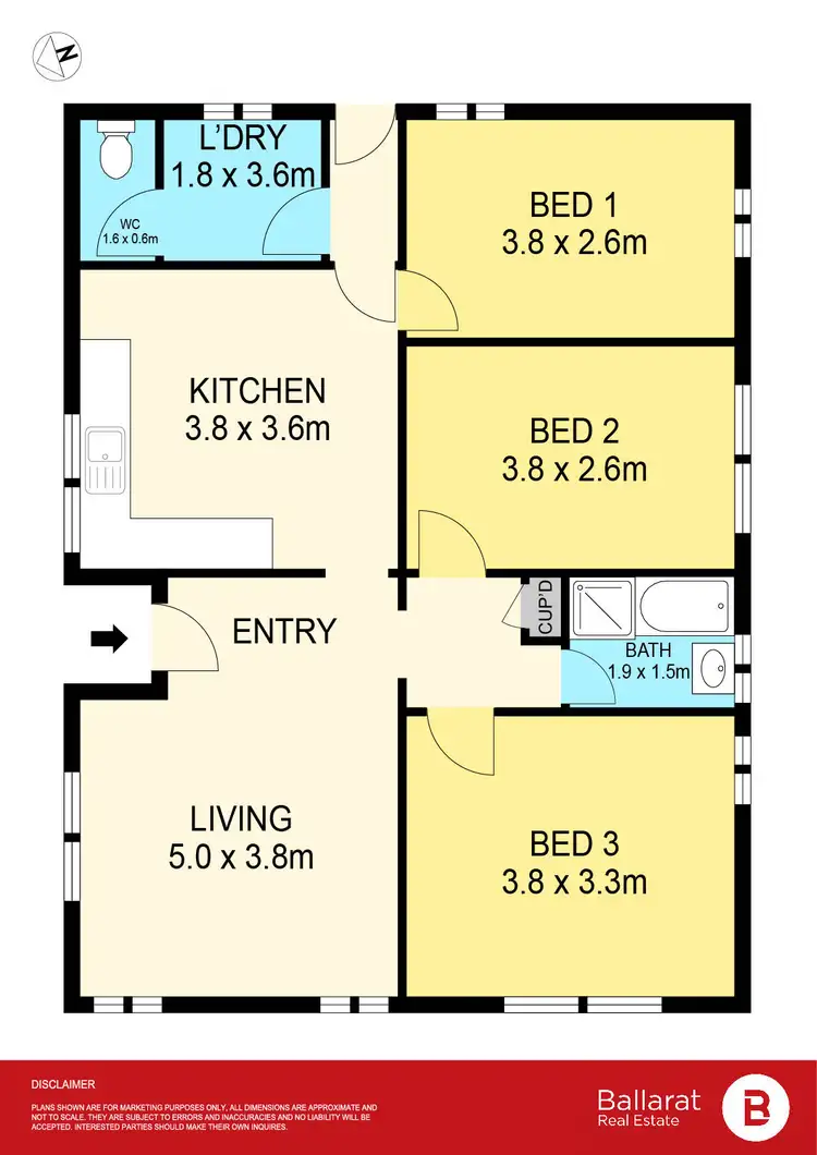 Floorplan of Homely house listing, 50 Maple Avenue, Wendouree VIC 3355