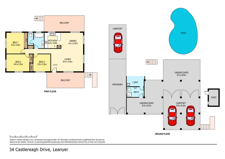 Floorplan of Homely house listing, 34 Castlereagh Drive, Leanyer NT 812