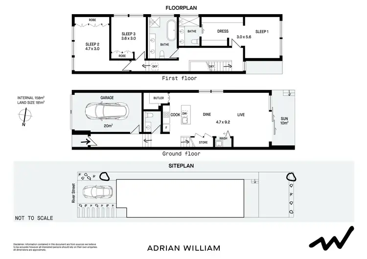 Floorplan of Homely house listing, 45B River Street, Earlwood NSW 2206