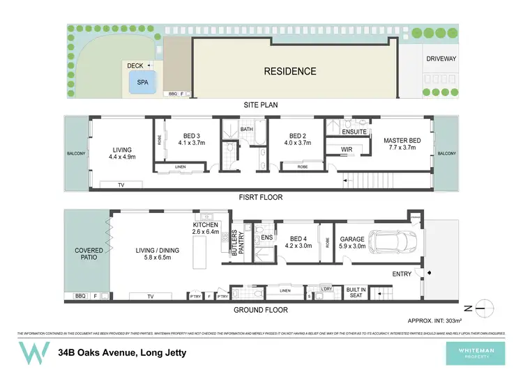 Floorplan of Homely townhouse listing, 34B Oaks Avenue, Long Jetty NSW 2261