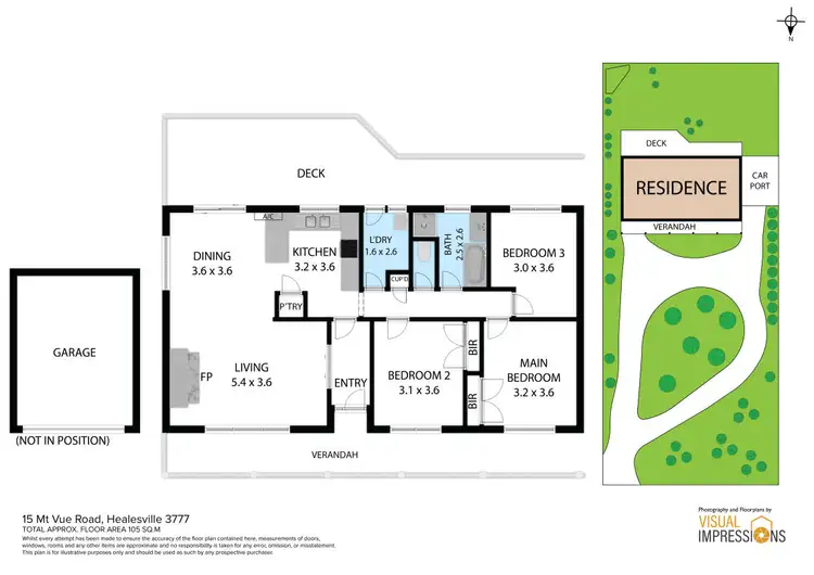 Floorplan of Homely house listing, 15 Mt Vue Road, Healesville VIC 3777