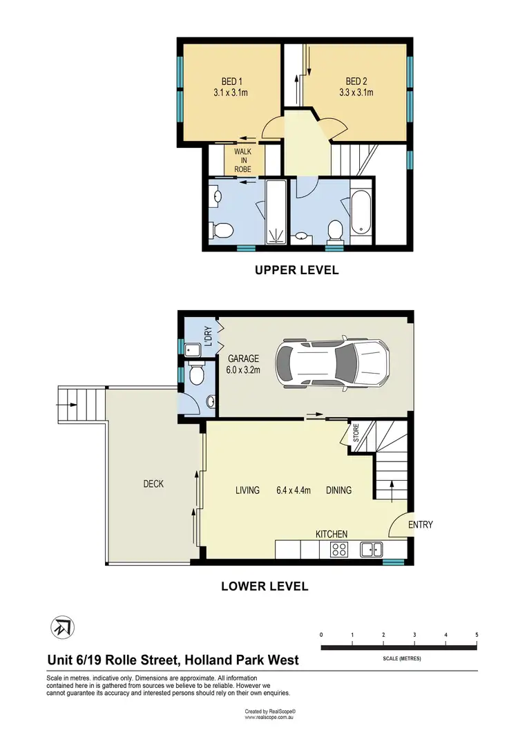 Floorplan of Homely townhouse listing, 6/19 Rolle Street, Holland Park West QLD 4121