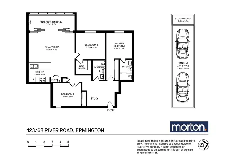 Floorplan of Homely apartment listing, 423/68 River Road, Ermington NSW 2115