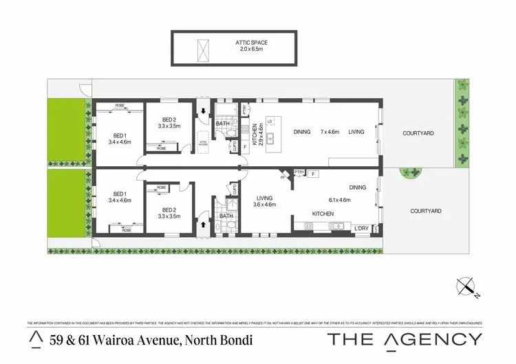 Floorplan of Homely house listing, 59&61 Wairoa Avenue, North Bondi NSW 2026