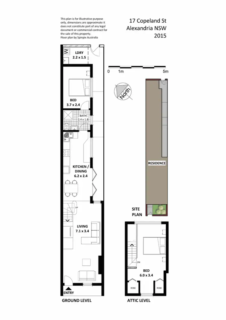 Floorplan of Homely house listing, 17 Copeland Street, Alexandria NSW 2015