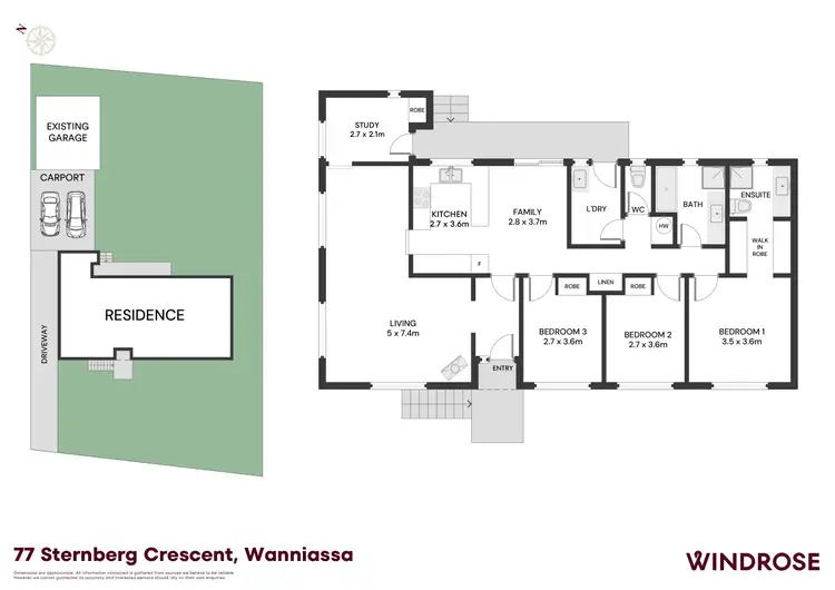 Floorplan of Homely house listing, 77 Sternberg Crescent, Wanniassa ACT 2903