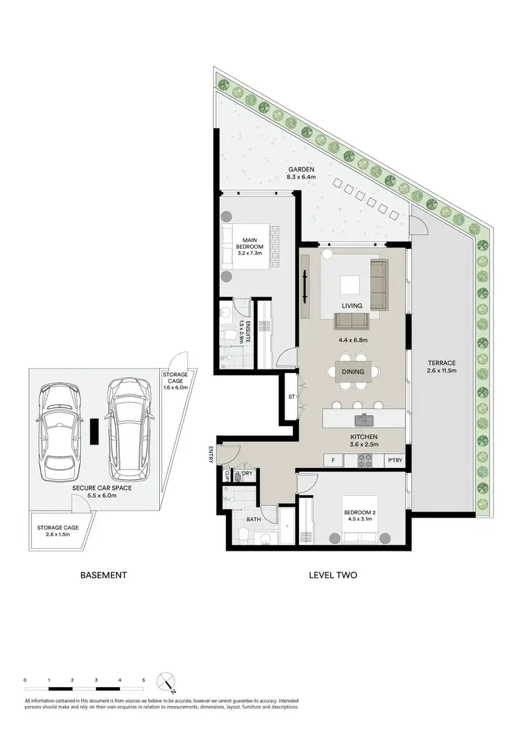 Floorplan of Homely apartment listing, 14/32 Northcote Street, Naremburn NSW 2065